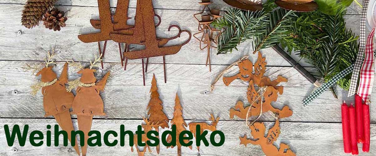 Weihnachtsdekoration Roststecker Weihnachtskugeln für...