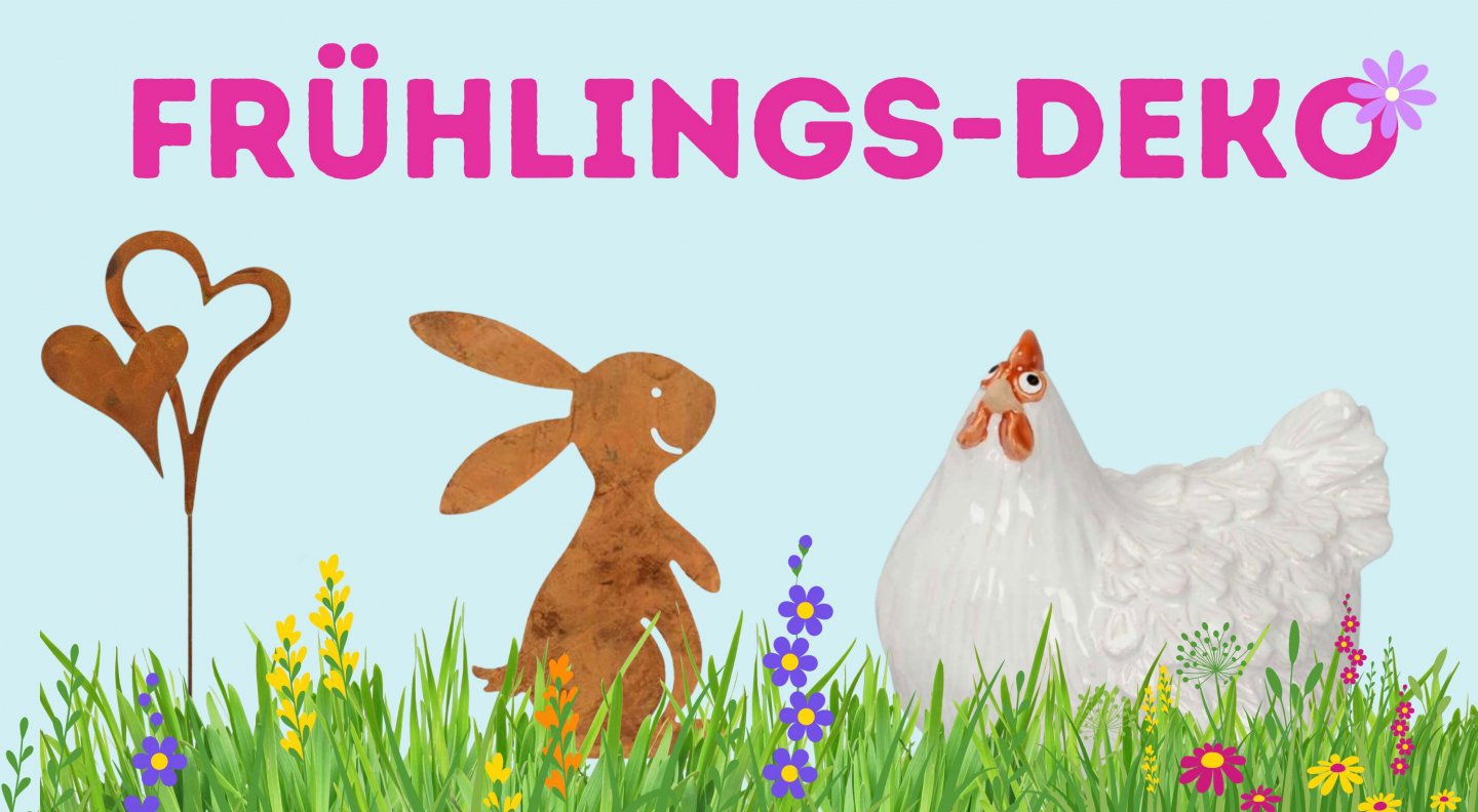 Frühlingsdekoration und Osterdekoration