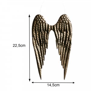 Engelsflügel altsilber 22,5cm zum Hängen