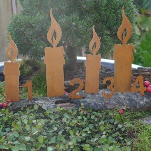 Adventszahlen zum Stecken