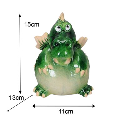 WS Drache Keramik grün