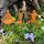 Beetstecker Yoga 3 Figuren Gartenstecker Rostdeko