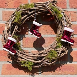 Christbaumkugel Stiefel 3er Set