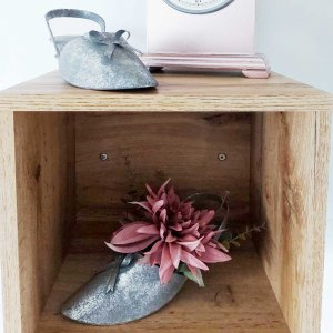 Schuh zum Bepflanzen antik silber