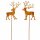 Beetstecker Hirsche stehend am Stab 2 Modelle