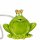 Wasserspeier Frosch grün aus Keramik, 230V Pumpe