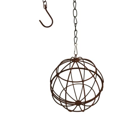 Metallkugel mit Haken für Meisenknödel Futterstation D12cm