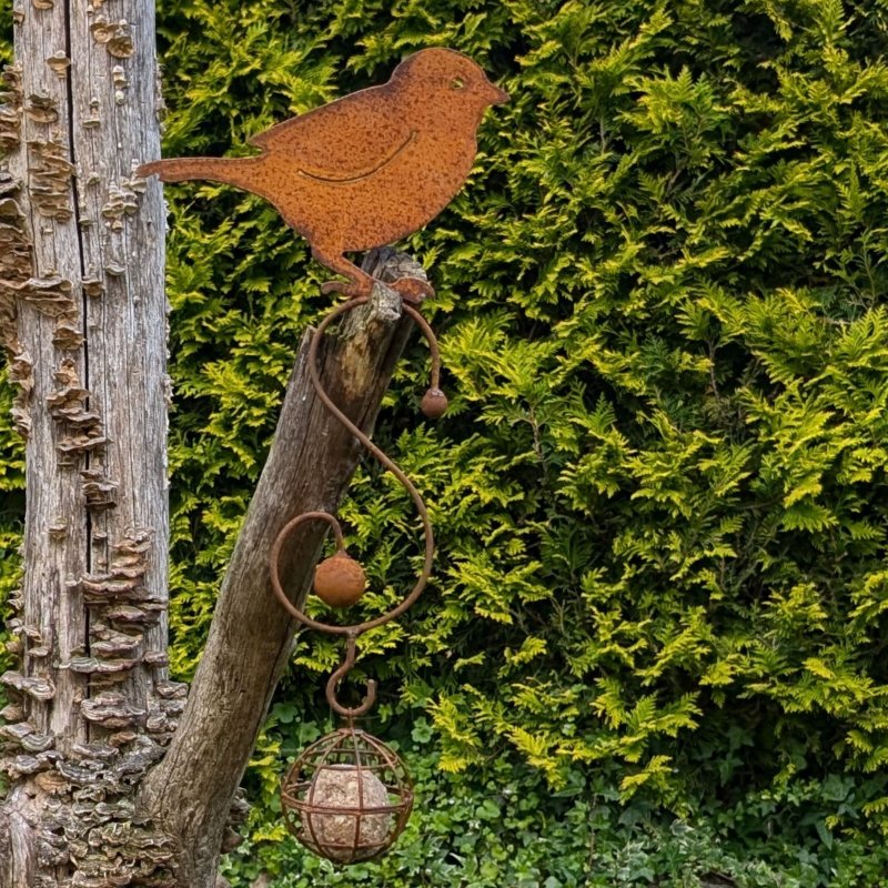 4 Stück Meisenknödelhalter Aus Metall - Vogelfutterstation Mit S-Haken Zum Aufhängen