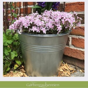Zinkeimer 15l Blumentopf Putzeimer verzinkt