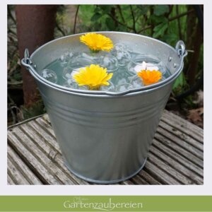 Zinkeimer 10l Blumentopf Putzeimer verzinkt wasserdicht