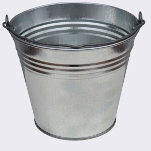 Zinkeimer 10l Blumentopf Putzeimer verzinkt wasserdicht