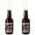 Christbaumschmuck Bierflasche 2er Set aus Glas
