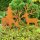 Rost Tannenbaum 2er-Set – Gartenstecker aus Metall