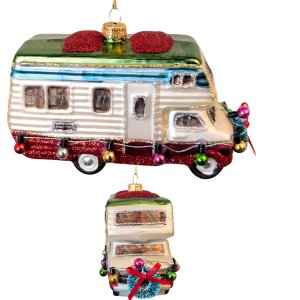 Christbaumkugel Wohnmobil – Glas Weihnachtsbaumschmuck für Camper