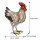 Huhn aus Metall  33cm handbemalt bunt Gartendeko