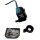 Wasserspeier Fisch grün mit 230V Pumpe