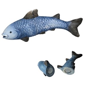 Magnet-Fisch 15cm | Maritime Deko für Glas & Zinkwannen