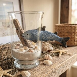 Magnet-Fisch 15cm | Maritime Deko für Glas & Zinkwannen