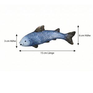 Magnet-Fisch 15cm | Maritime Deko für Glas & Zinkwannen