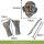 Wasserspeier Gargoyle Set mit Akku-Solarpumpe