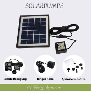 Solar Wasserspeier Fisch Keramik - Blau-Weiß - Teichdeko