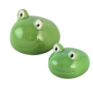 Schwimmfrosch 2er Set grün für Miniteich &...