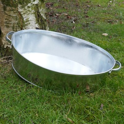 Zinkwanne oval 21 Liter Miniteich
